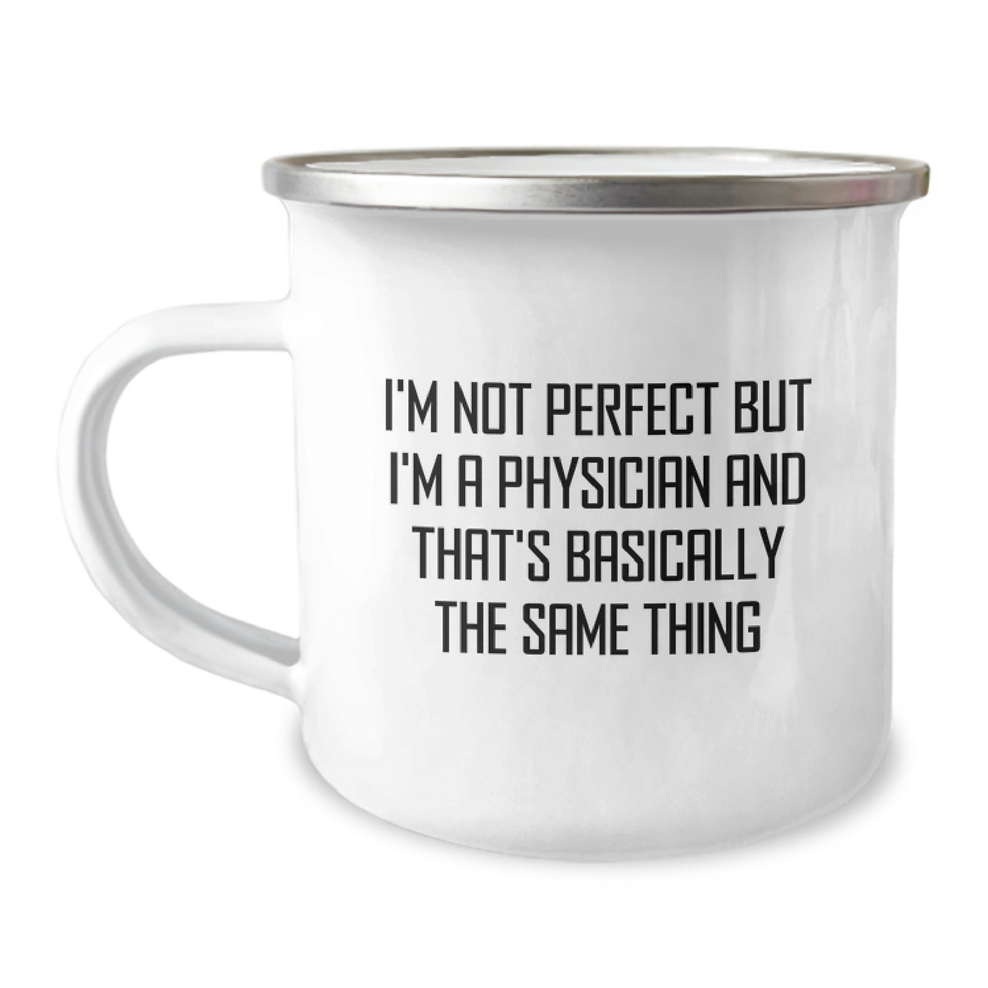 Physician Keepsake Camping Mug for Him Stainless Steel Birthday Gift - Image 1