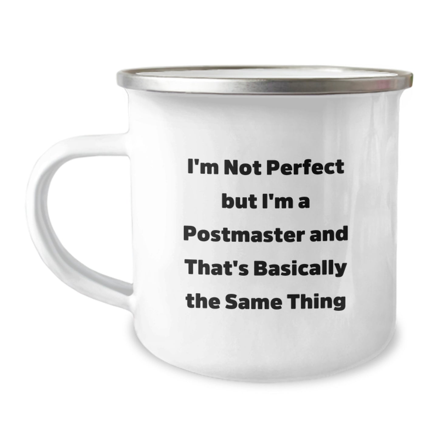 Witty Postmaster Camping Mug Novelty Birthday Gift for Friends - Image 1