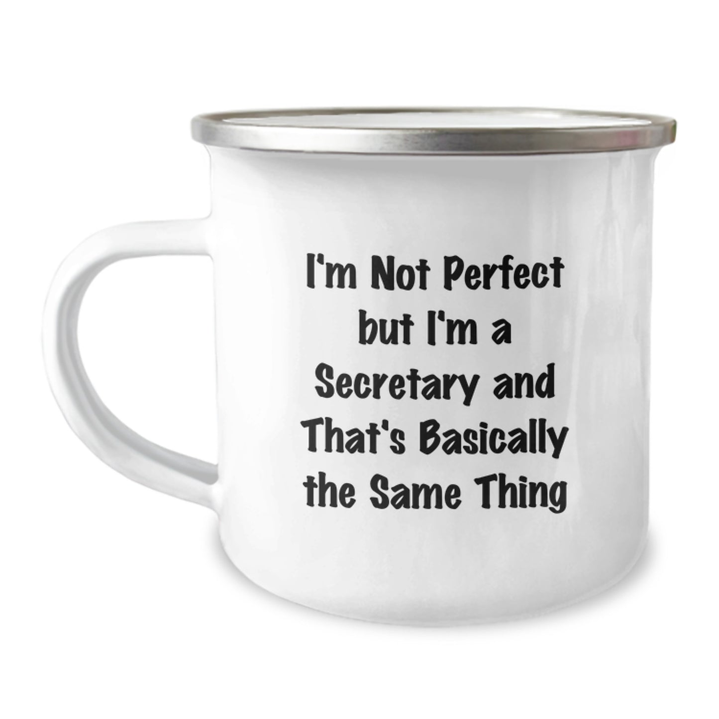 Birthday Gift for Her Secretary Camping Mug Present - Image 1