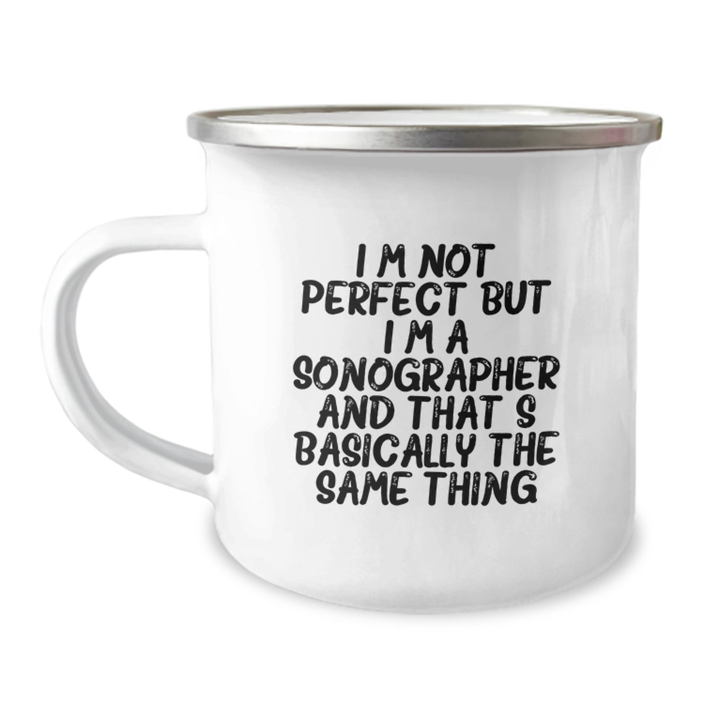 Sonographer Keepsake Camping Mug Birthday Gift for Him - Image 1