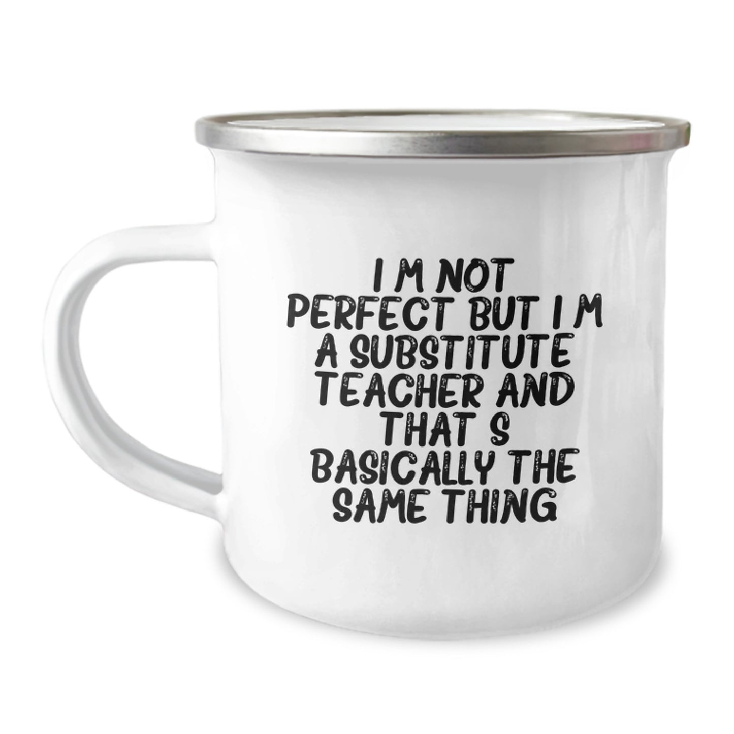 Premium Substitute Teacher Keepsake Camping Mug for Him Birthday Gift - Image 1