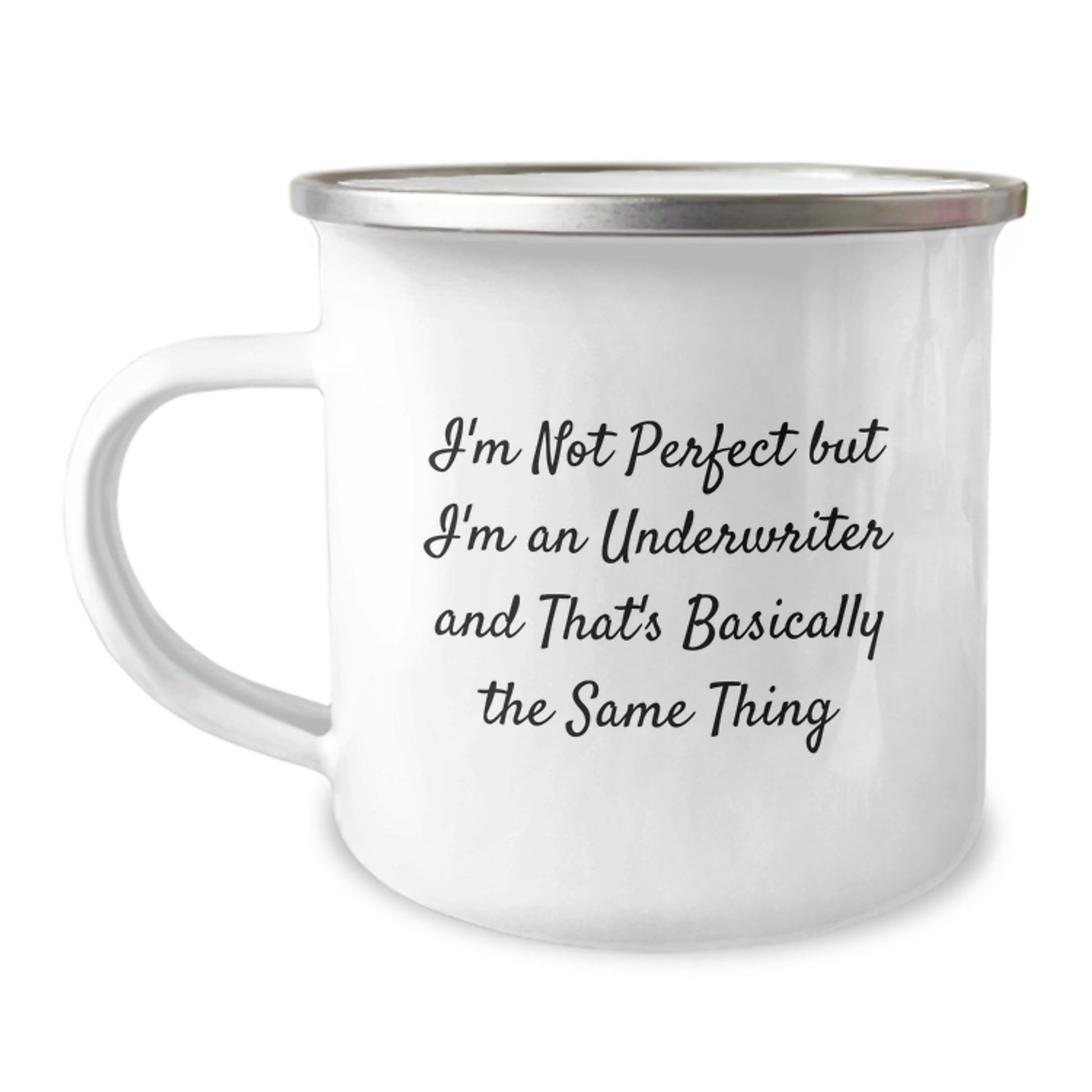 Birthday Gift Camping Mug for Her Underwriter Present - Image 1