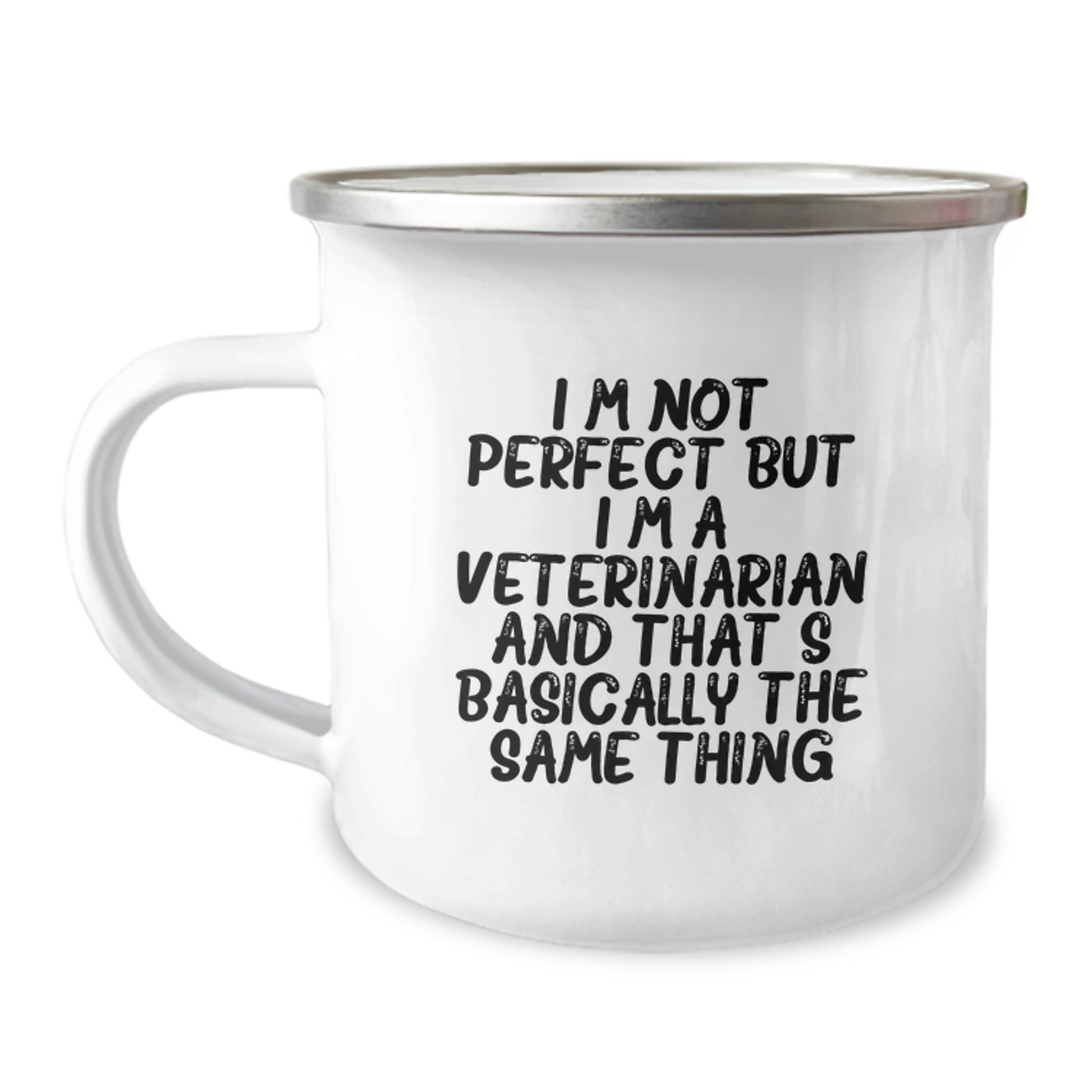 Veterinarian Keepsake Camping Mug for Him Birthday Gift with Quote - Image 1