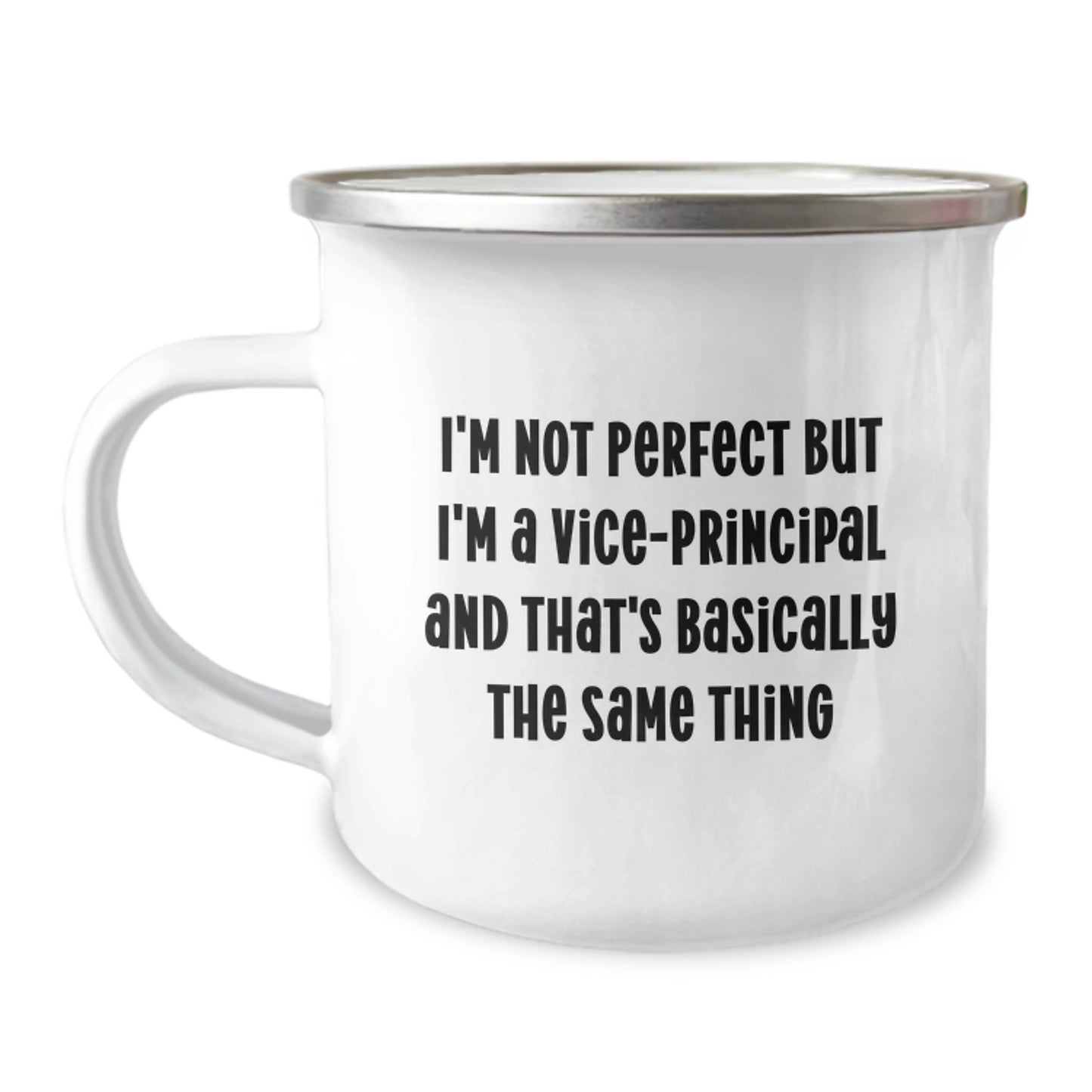 Vice-principal Keepsake Camping Mug Birthday Gift for Him with Quote - Image 1