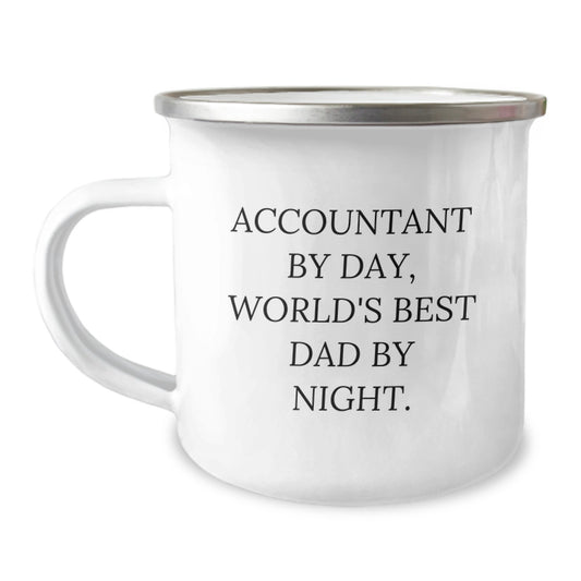 Fun Accountant Camping Mug Novelty for Friends Birthday Gift - Image 1