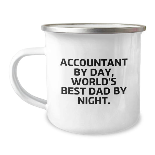Birthday Gift for Her Accountant Camping Mug Present - Image 1