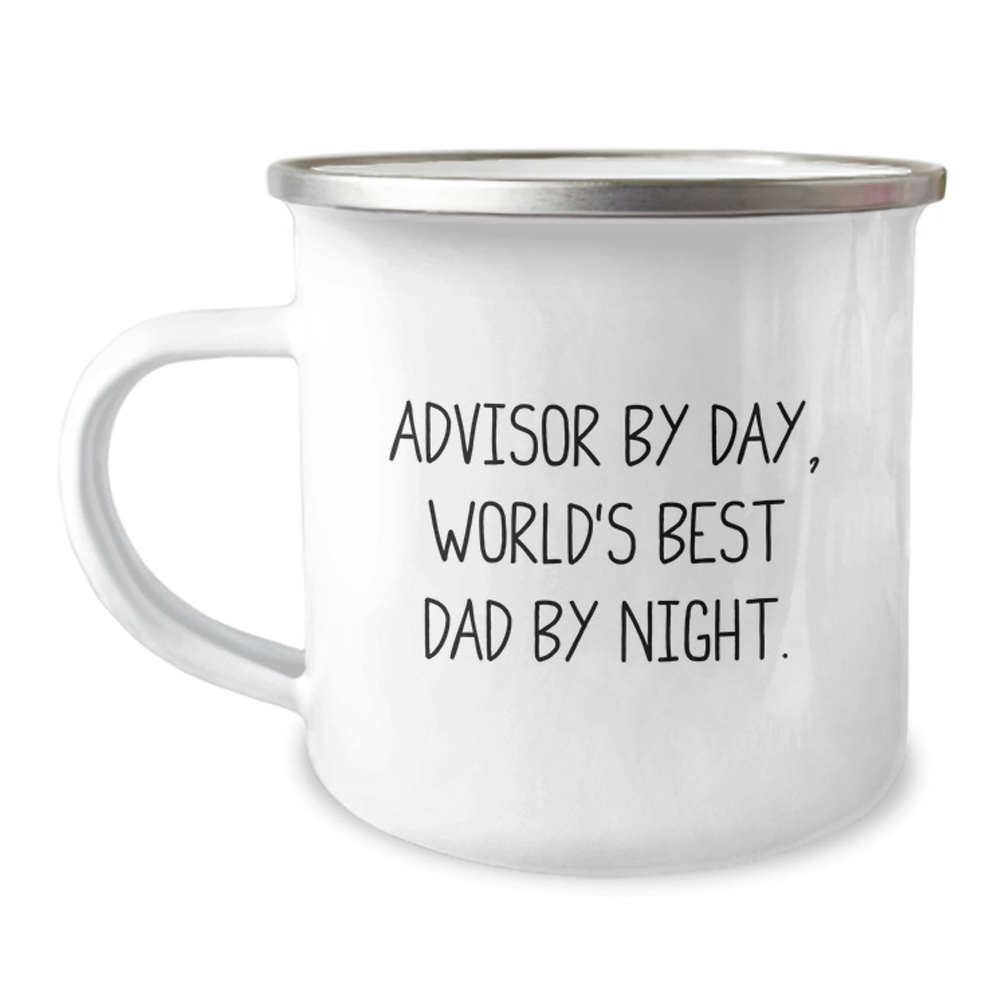 Bold Advisor Camping Mug – Birthday Gift for Friends Durable 12oz - Image 1