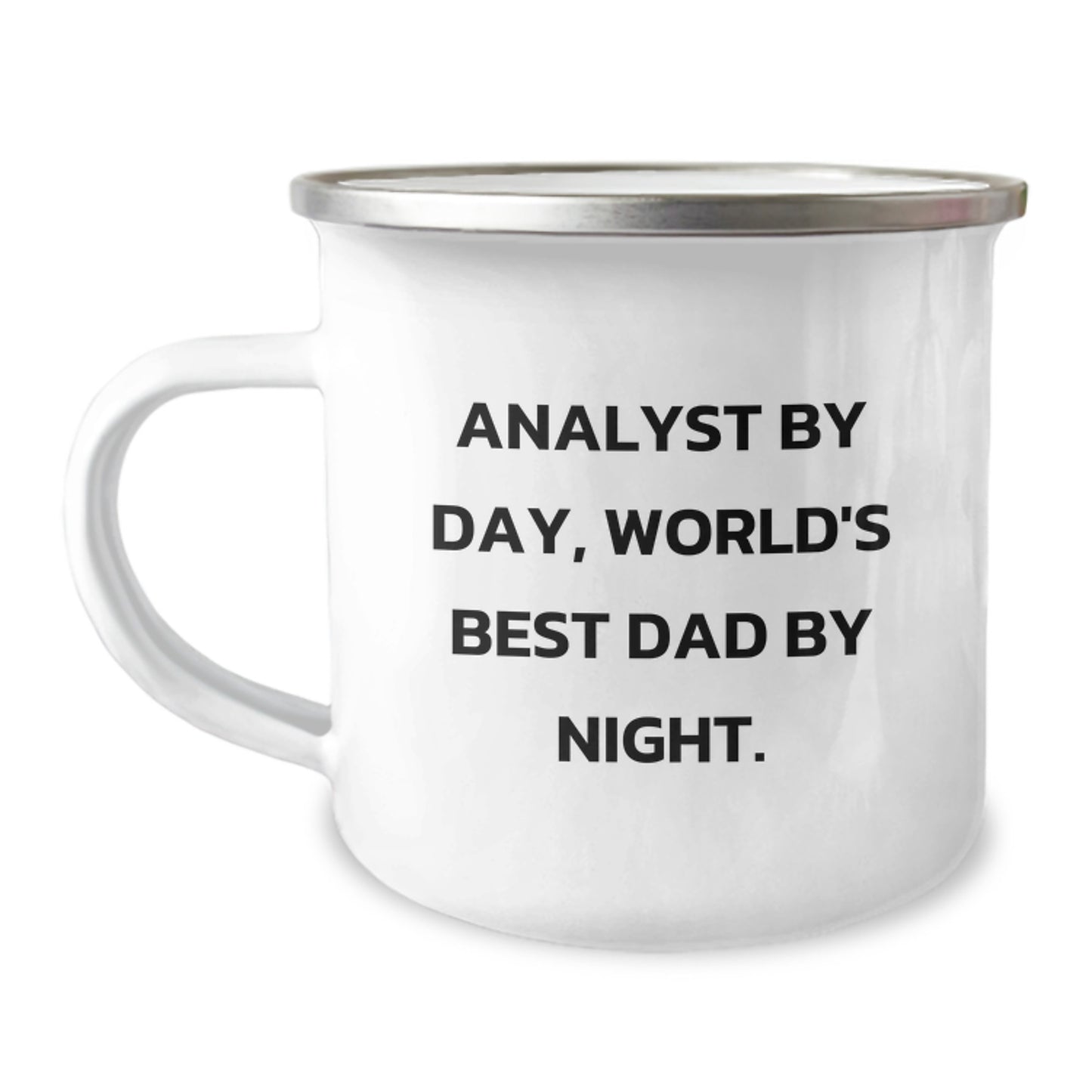 Analyst Keepsake Camping Mug for Him Birthday Gift - Image 1