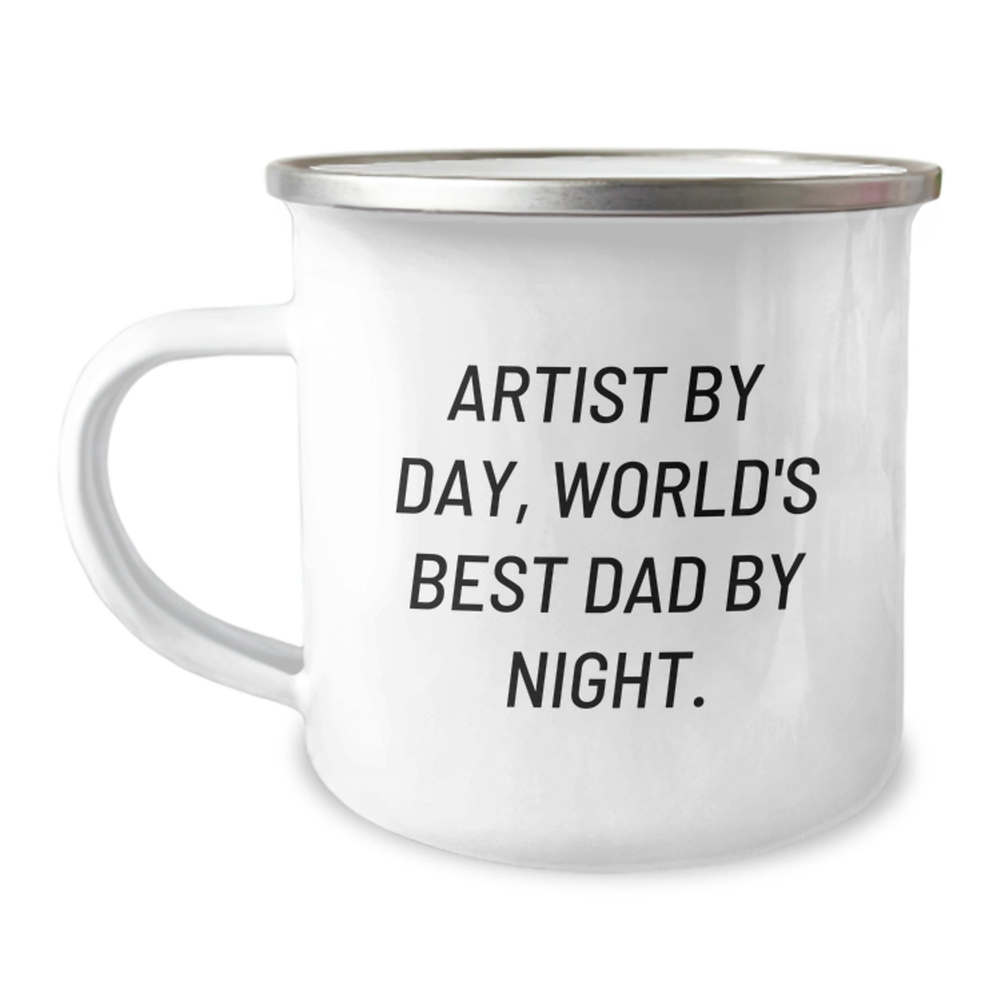 Birthday Gift Artist By Day, World's Best Dad Camping Mug for Her - Image 1