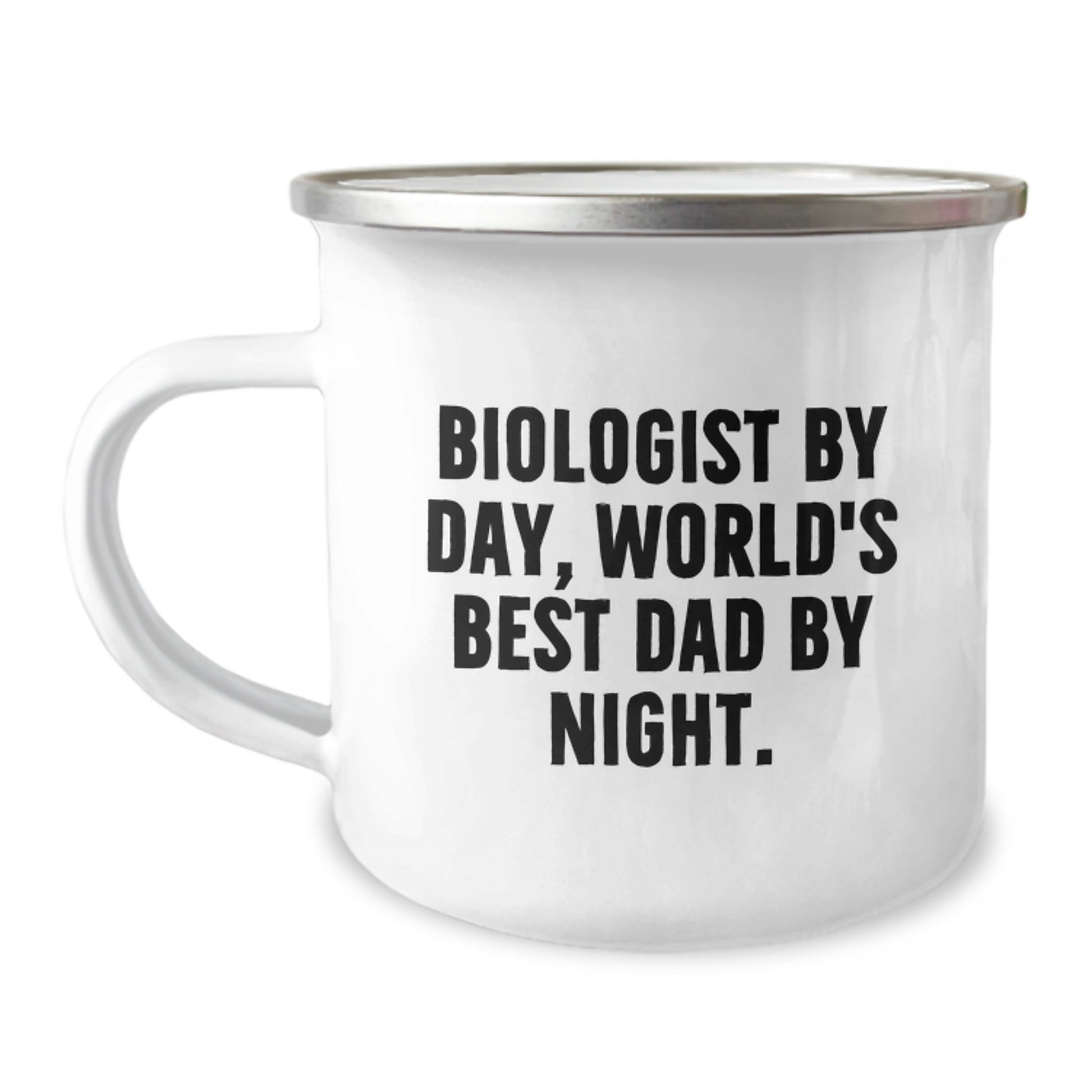 Birthday Gift Biologist Camping Mug for Her Present with Dad Quote - Image 1