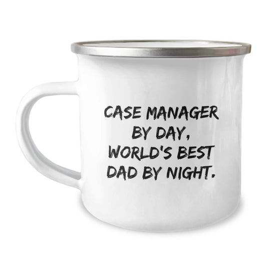 Case Manager Keepsake Camping Mug for Him Birthday Gift - Image 1