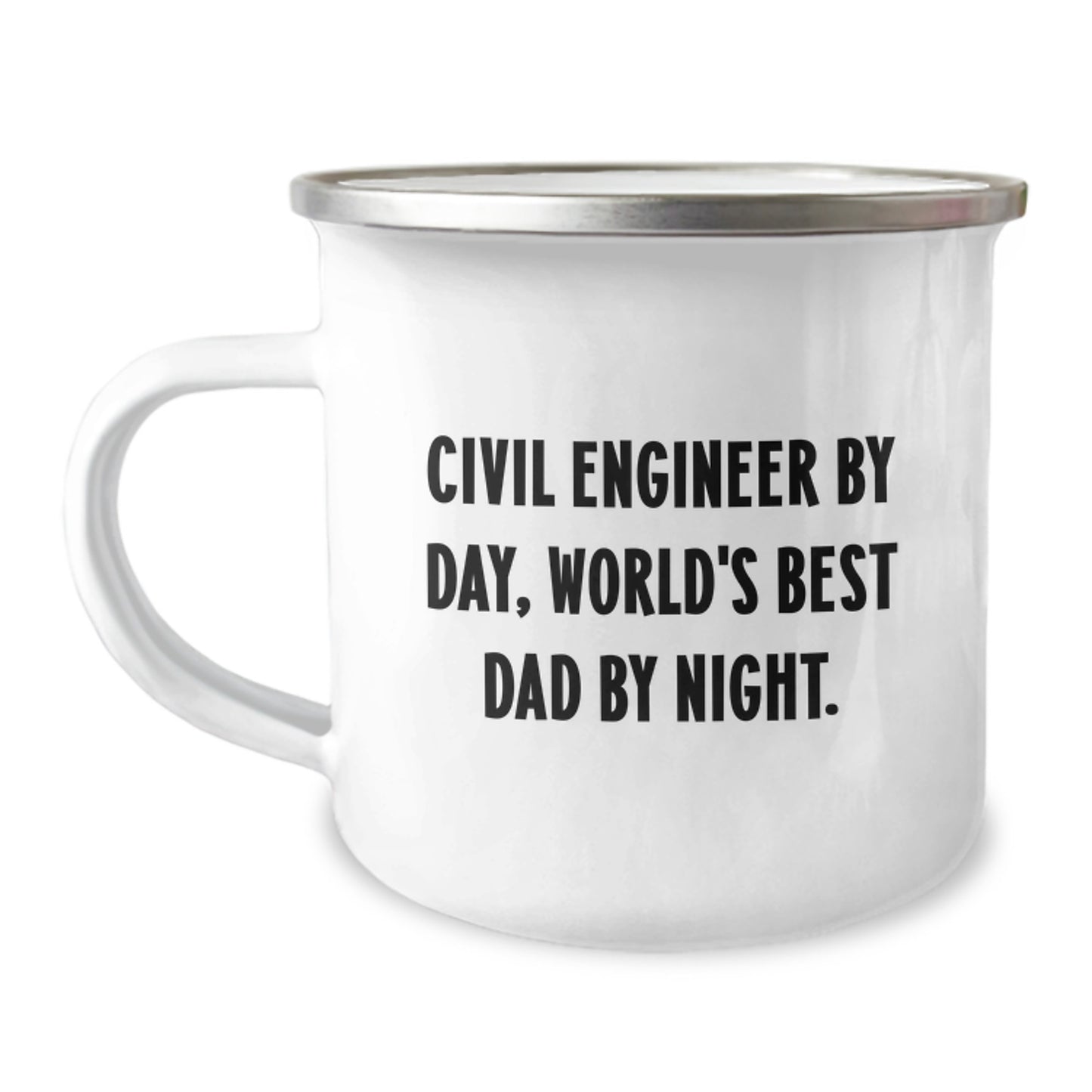 Civil Engineer Keepsake Camping Mug for Him Birthday Gift - Image 1