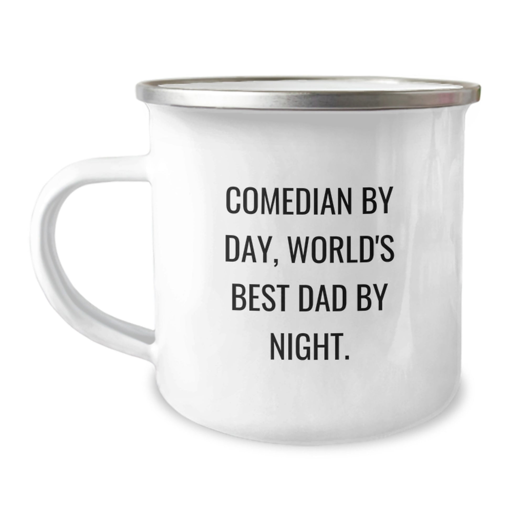 Comedian Camping Mug Keepsake for Him Birthday Gift Dad Night - Image 1