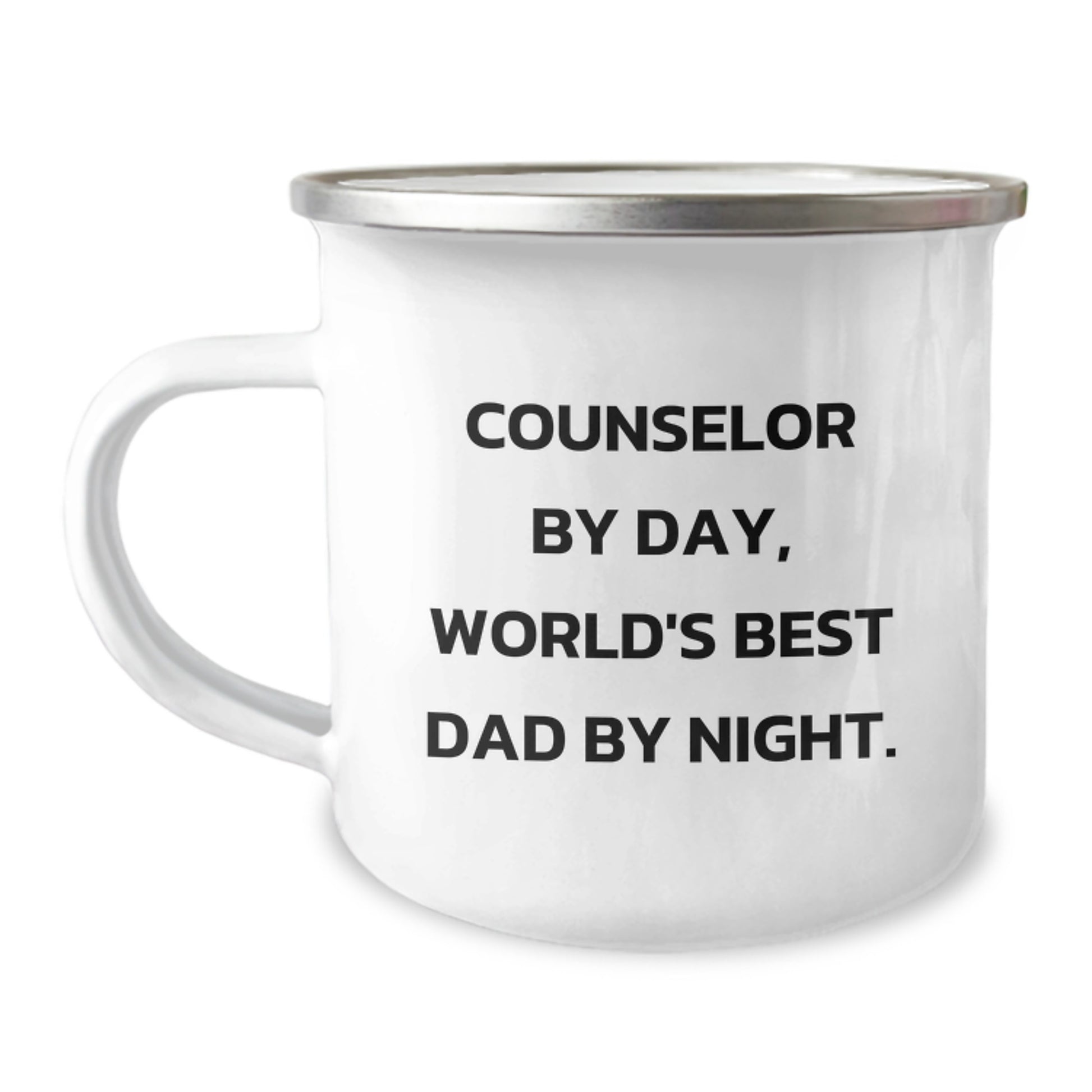 Counselor Keepsake Camping Mug for Him Birthday Gift 12oz Stainless - Image 1