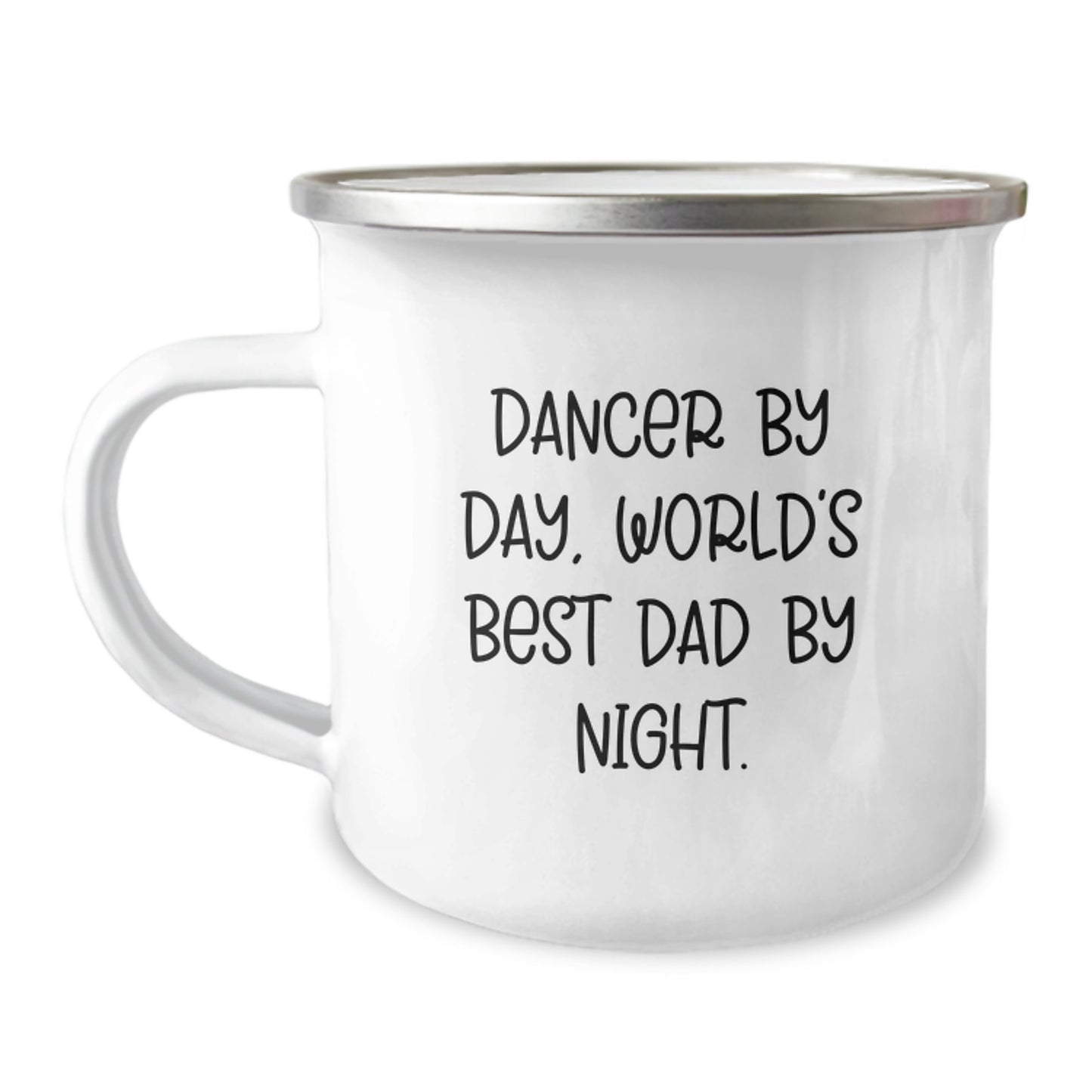 Dancer By Day, World's Best Dad By Night Gift Mug for Him Birthday - Image 1