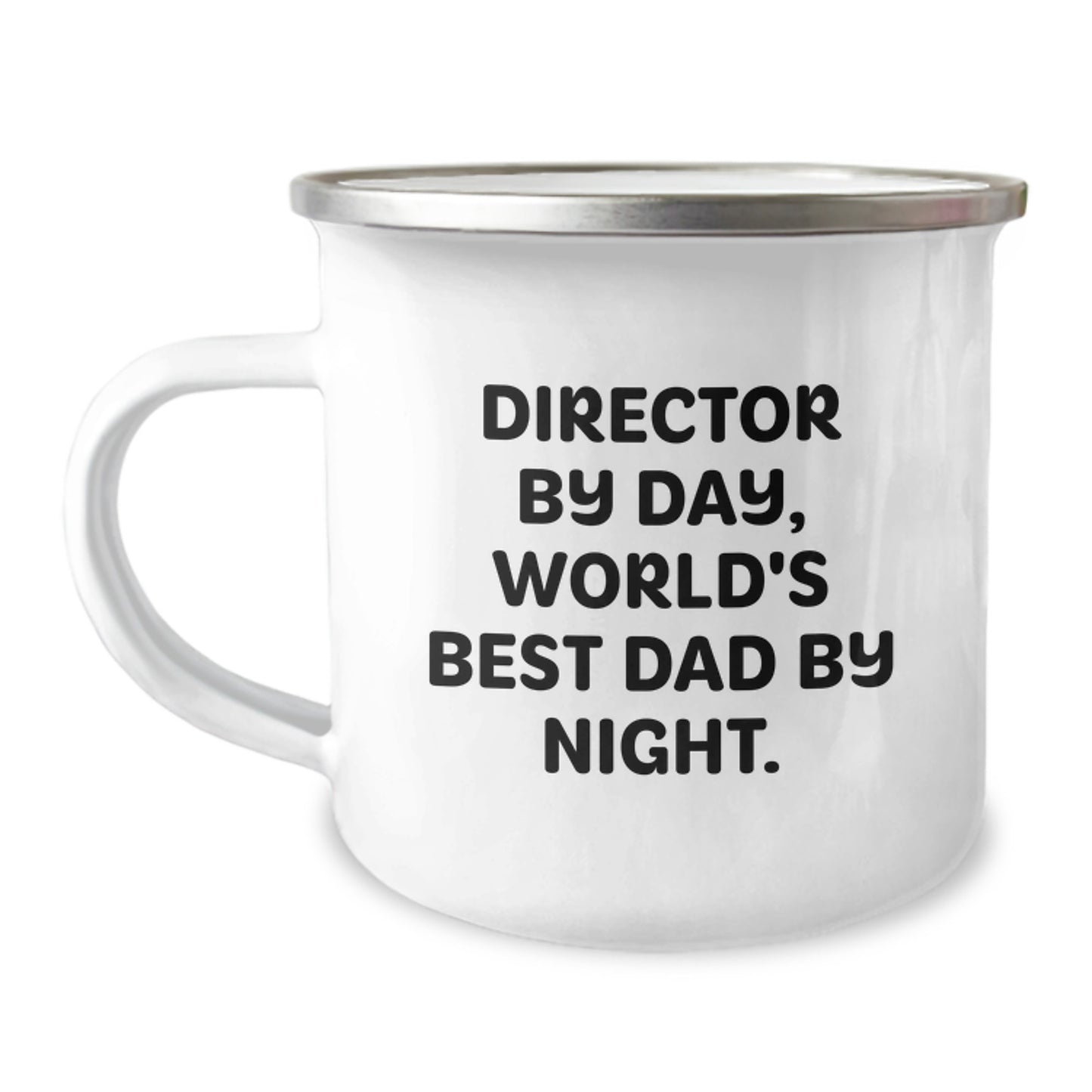 Dad Director Keepsake Camping Mug for Him Birthday Gift Stainless Steel - Image 1