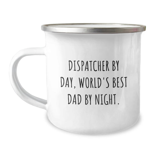 Dispatcher Keepsake Camping Mug for Him Birthday Gift - Image 1