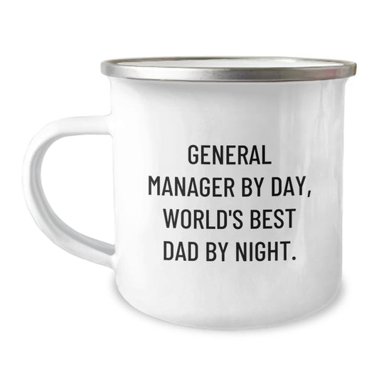 General Manager Keepsake Premium Camping Mug for Him Birthday Gift - Image 1