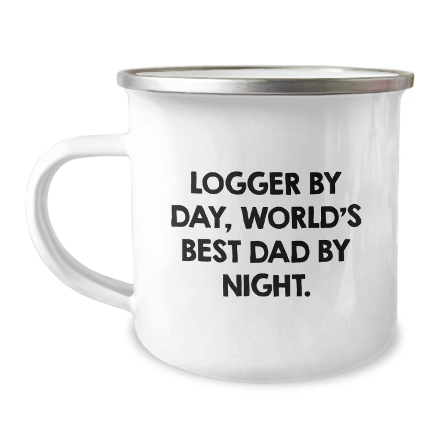 Logger Keepsake Camping Mug for Him Birthday Gift - Image 1