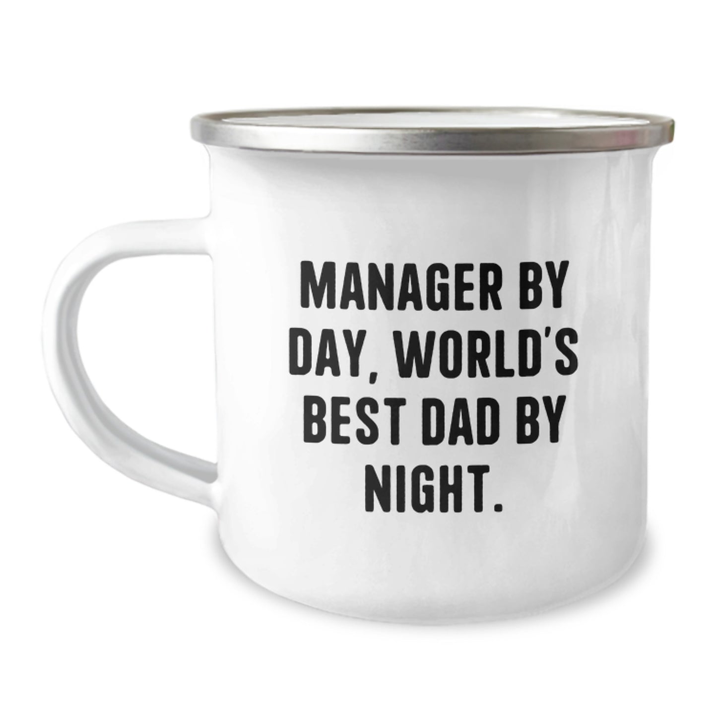 Manager Keepsake Camping Mug for Him Birthday Gift - Image 1