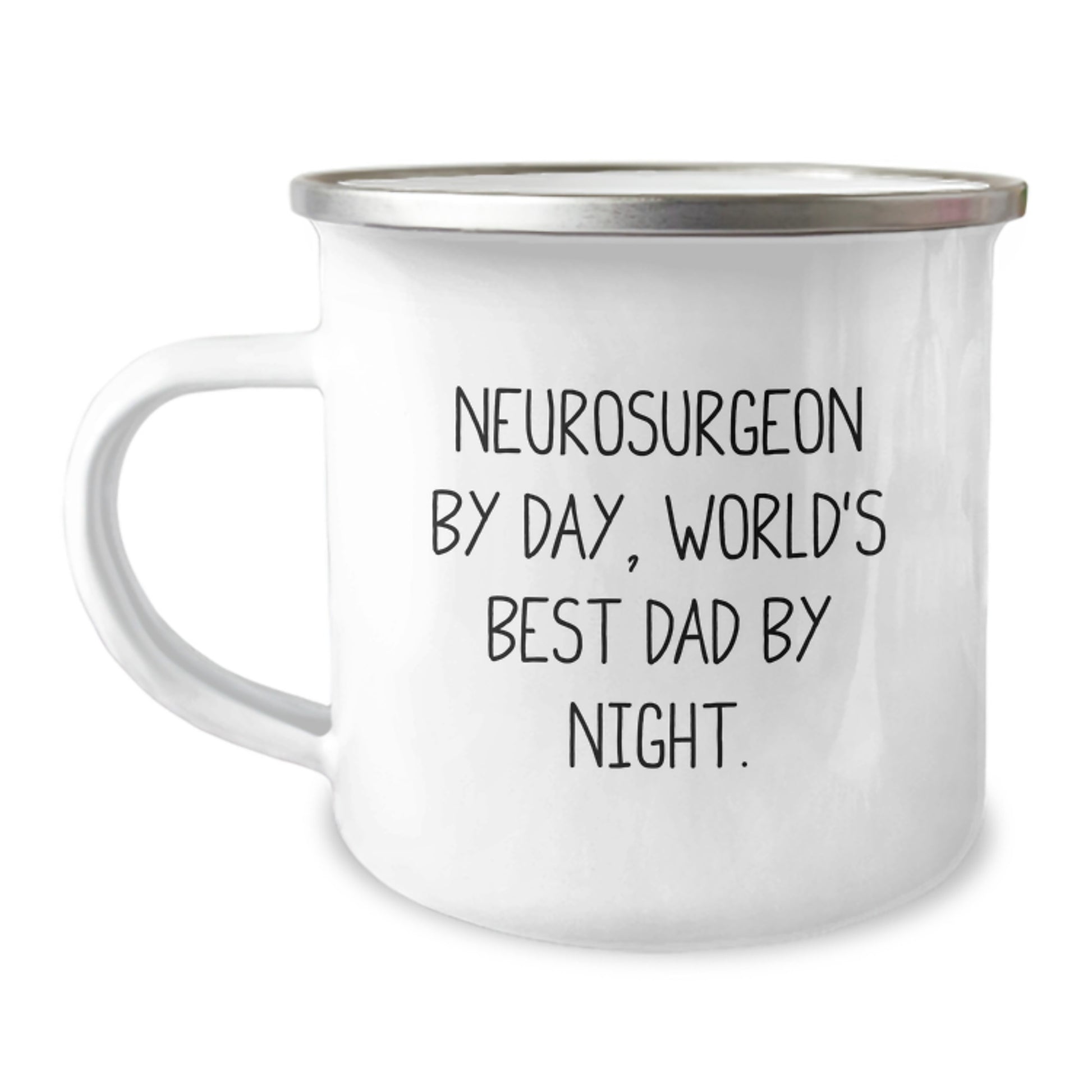 Birthday Gift for Her Neurosurgeon Camping Mug – World's Best Dad - Image 1