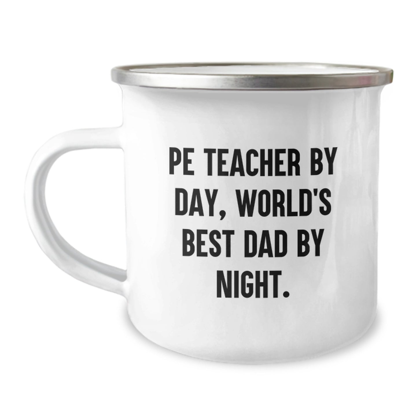 PE Teacher Keepsake Camping Mug for Him Birthday Gift - Image 1
