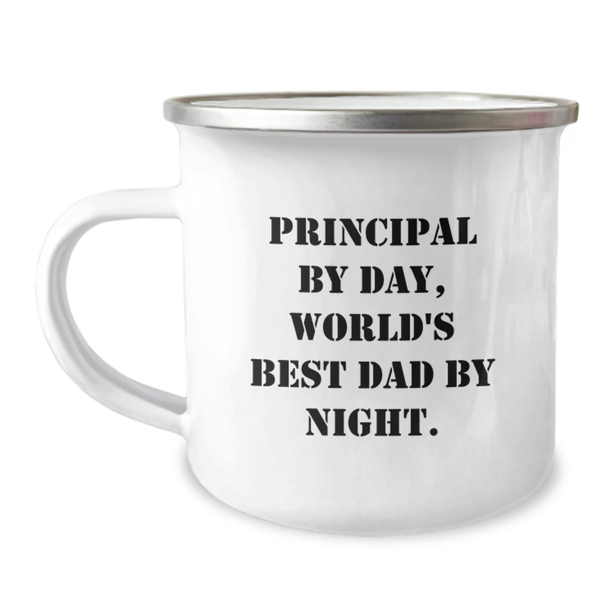 Principal Gifts, Funny Camping Mug, Principal By Day, World's Best Dad By Night., Gifts from Men for Principal, Birthday Unique Gifts - Image 1