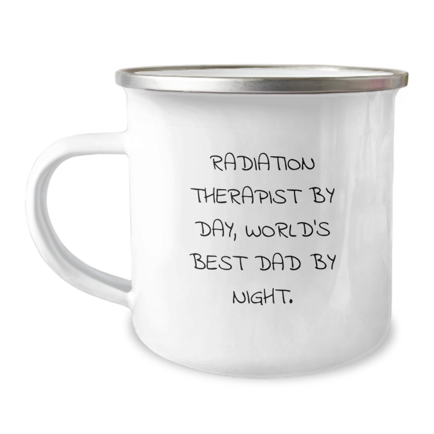 Radiation Therapist Keepsake Camping Mug for Him Birthday Gift Stainless - Image 1