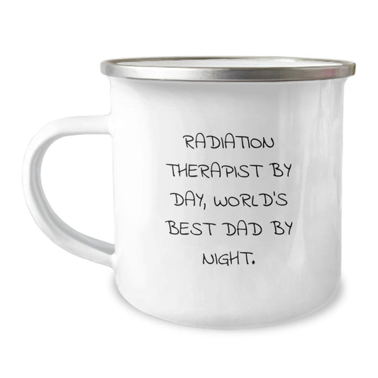 Radiation Therapist Keepsake Camping Mug for Him Birthday Gift Stainless - Image 1