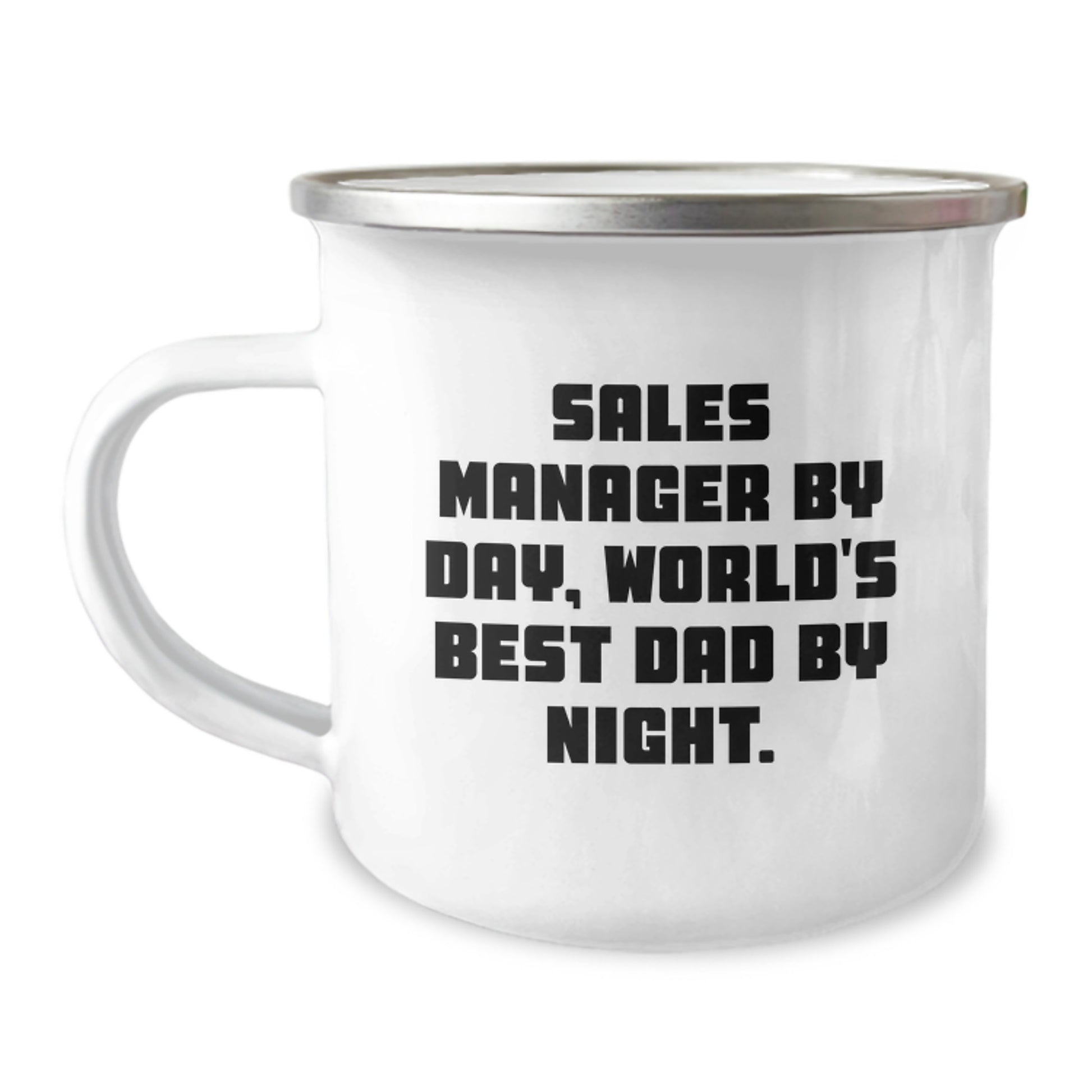 Bold Sales Manager Camping Mug Novelty for Friends Birthday Gift - Image 1
