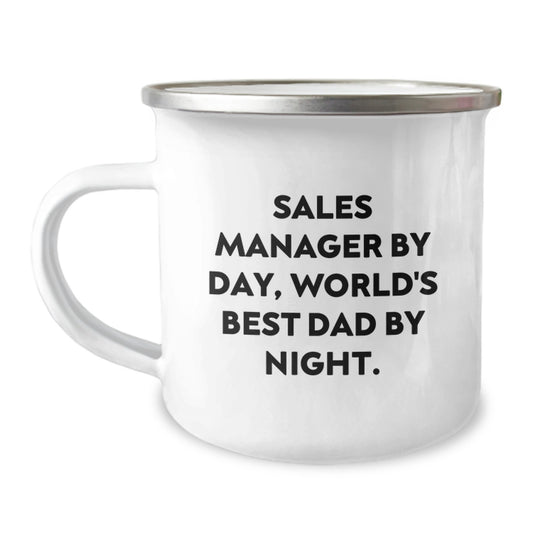 Sales Manager Keepsake Camping Mug for Him Birthday Gift - Image 1