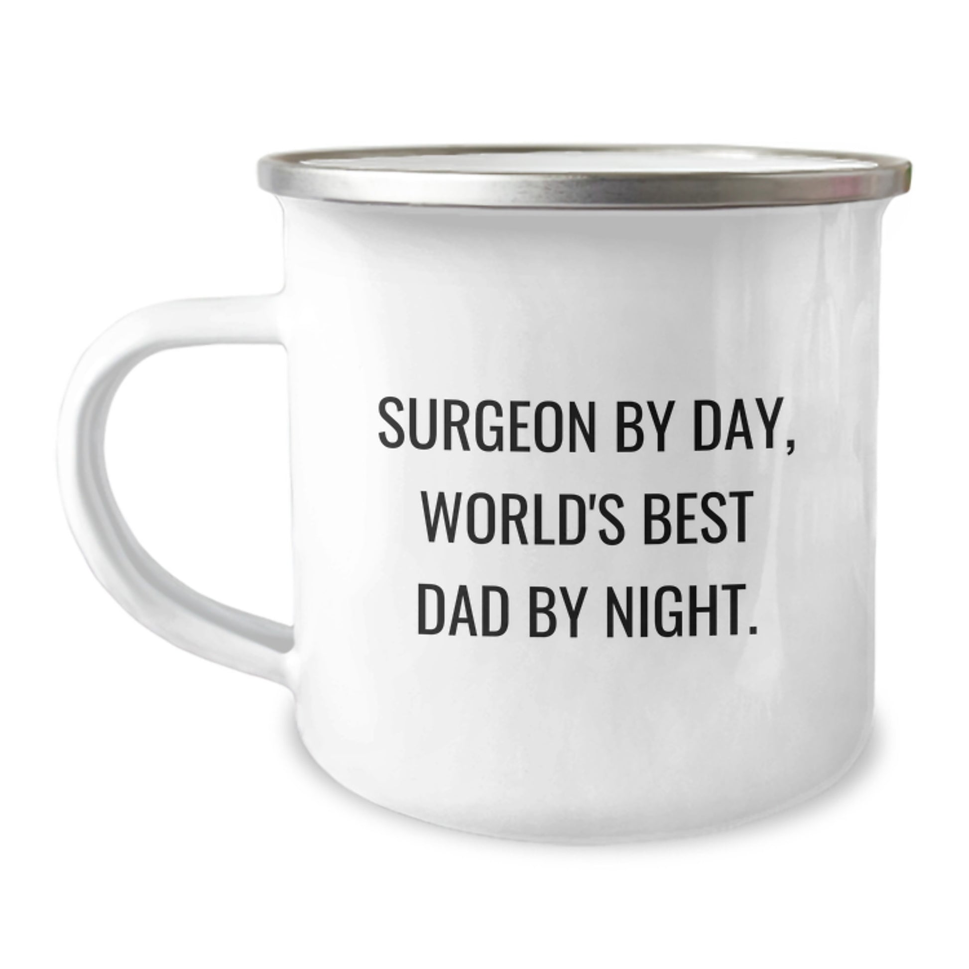 Funny Surgeon Gifts from Dad for Valentine's Camping Mug - Image 1