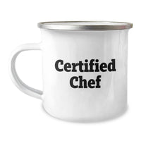 Load image into Gallery viewer, Funny Quotes for Chefs, Unique Christmas Unique Gifts from Friends to Chef Men, Chef Camping Mug - Image 1
