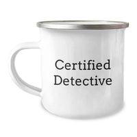 Load image into Gallery viewer, Funny 'Detective Work is My Love Language' Gifts from Men to Family Members for Valentine's Unique Camping Mugs - Image 1
