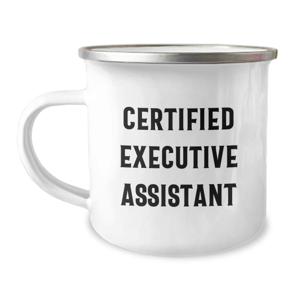 Funny Certified Executive Assistant Gifts for Men Women Coworkers Family - Graduation Unique Gifts from Friends - Image 1