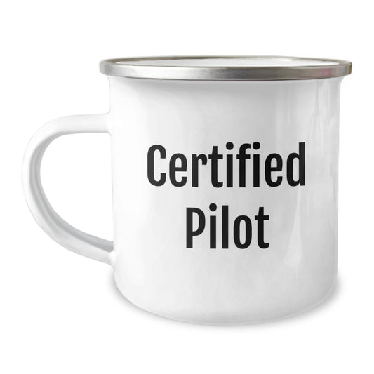 Funny Pilot Gifts for Christmas, Unique Camping Mug from Friends, Pilot Enthusiast Mugs with Inspirational Quote, Gifts for Men and Women, Pilot Lover Mug - Image 1