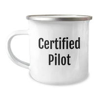 Load image into Gallery viewer, Funny Pilot Gifts for Christmas, Unique Camping Mug from Friends, Pilot Enthusiast Mugs with Inspirational Quote, Gifts for Men and Women, Pilot Lover Mug - Image 1
