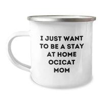 Load image into Gallery viewer, Ocicat Mom Gifts from Family, Funny Camping Mug for Ocicat Lovers, Graduation Unique Gifts for Him or Her - Image 1
