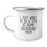 Load image into Gallery viewer, Funny Dachshund Dog Gifts from Family Friends for Christmas Unique Dachshund Dog Mom Camping Mug - Image 1
