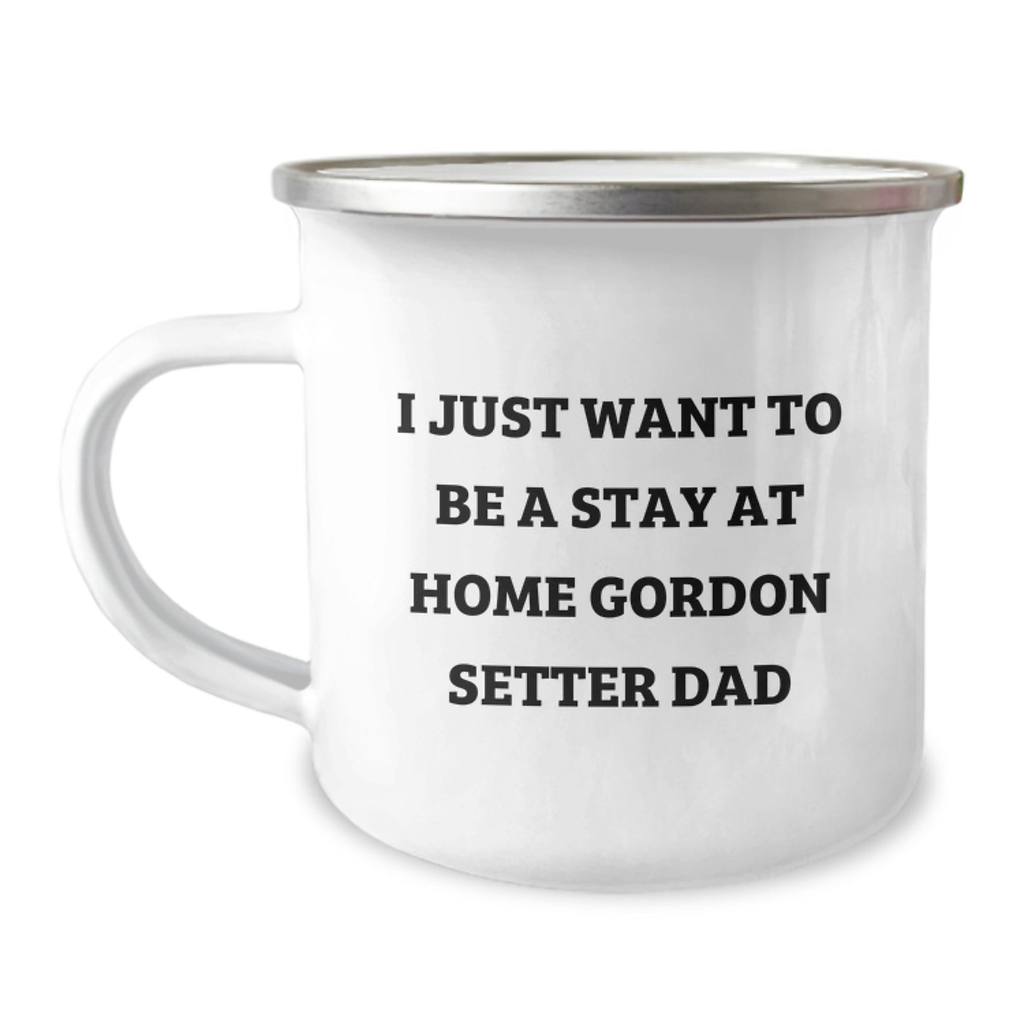 Funny Gordon Setter Dog Lover Gifts from Dad to Stay at Home Gordon Setter Dad Camping Mug Birthday Unique Gift - Image 1