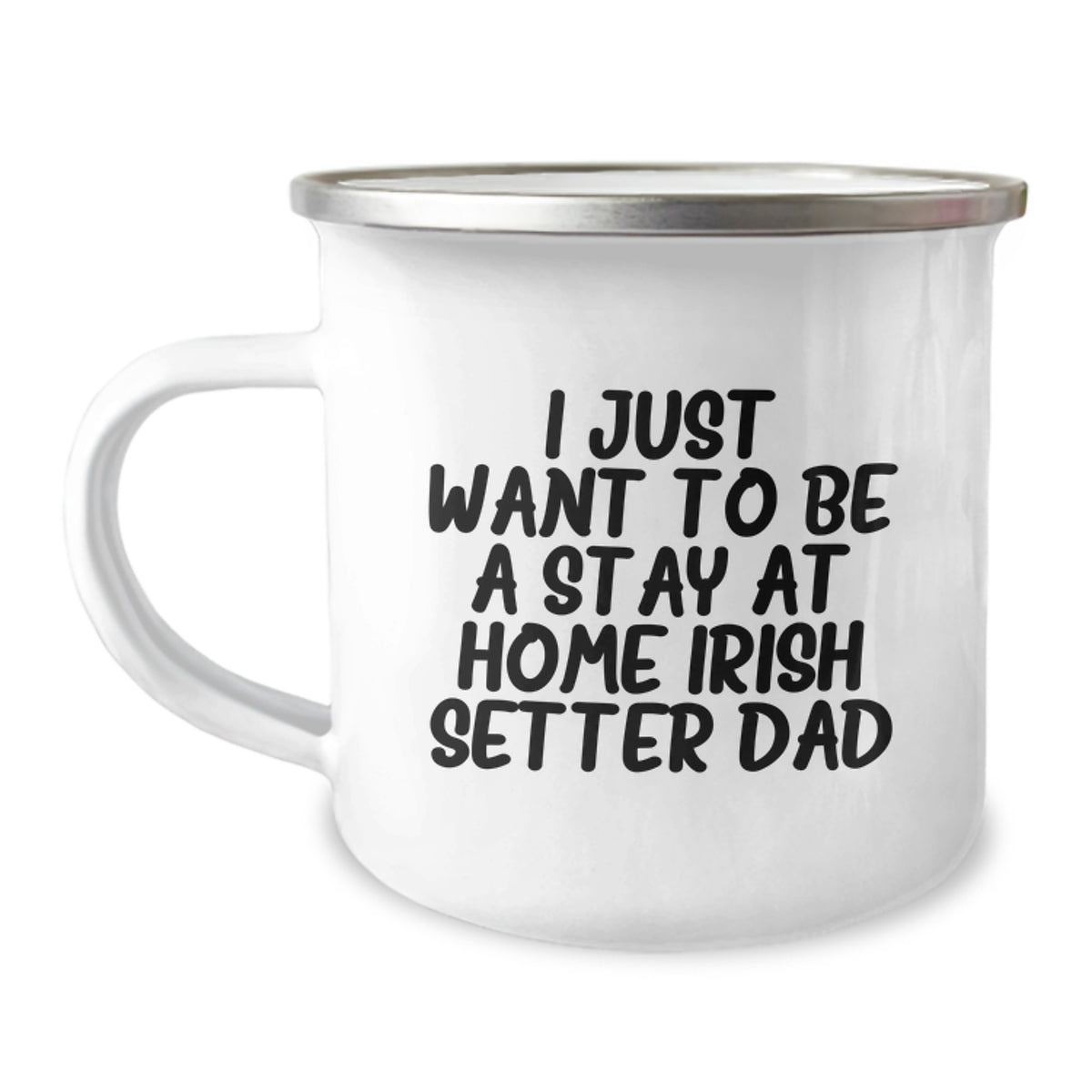 Funny Irish Setter Dog Gifts for Him, Valentine's Unique Gifts from Dad to Son, Camping Mug for Irish Setter Dog Lover - Image 1