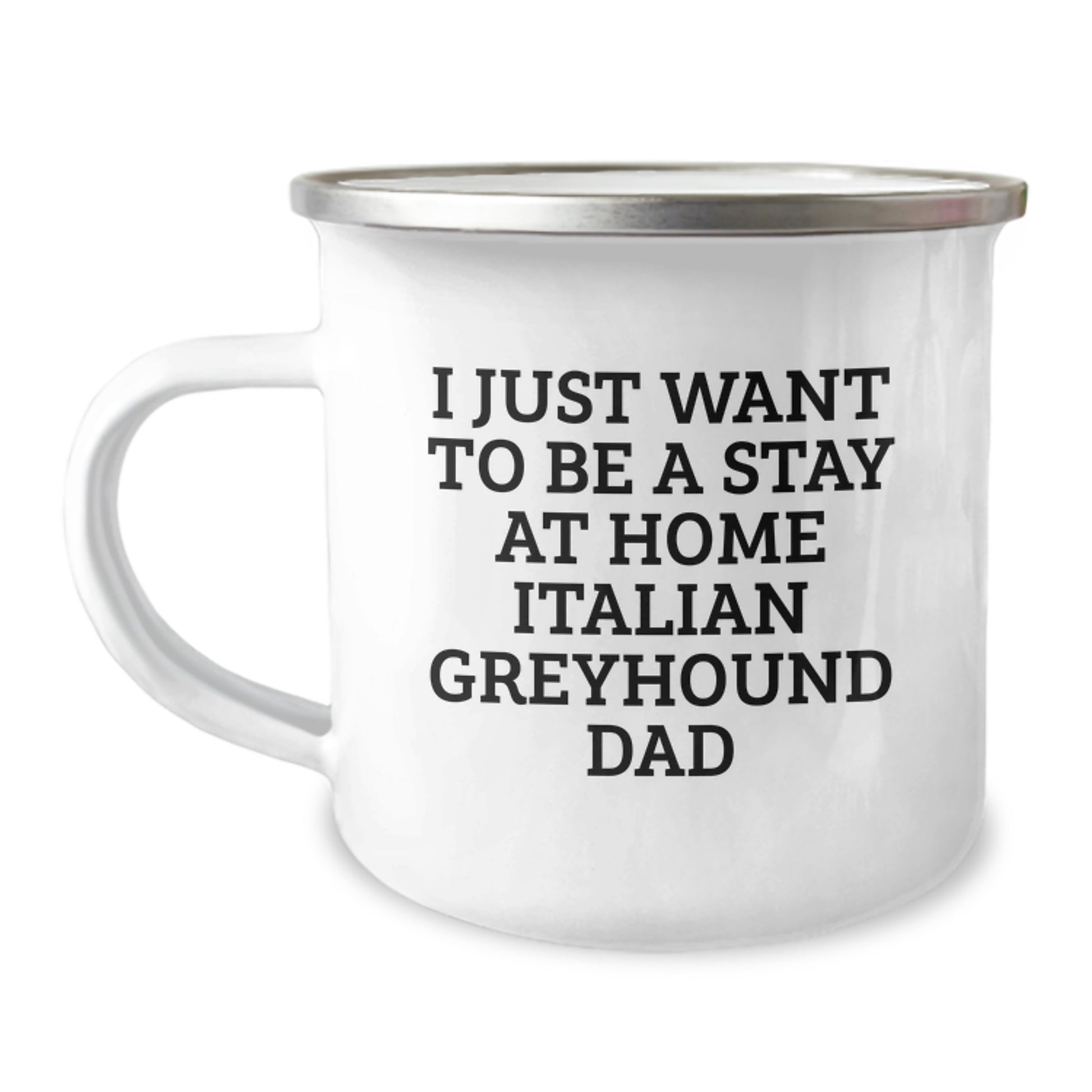 Italian Greyhound Dog Birthday Unique Gifts from Dad - Funny Camping Mug for Italian Greyhound Dog Lover, Ideal Gift for Men, Women, Friends, Family - Image 1
