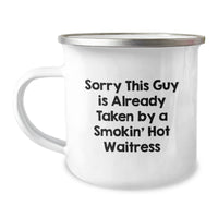 Load image into Gallery viewer, Funny Waitress Gifts for Men, Smokin' Hot Mug, Unique Christmas Unique Gifts from Friends to Family Members - Image 1

