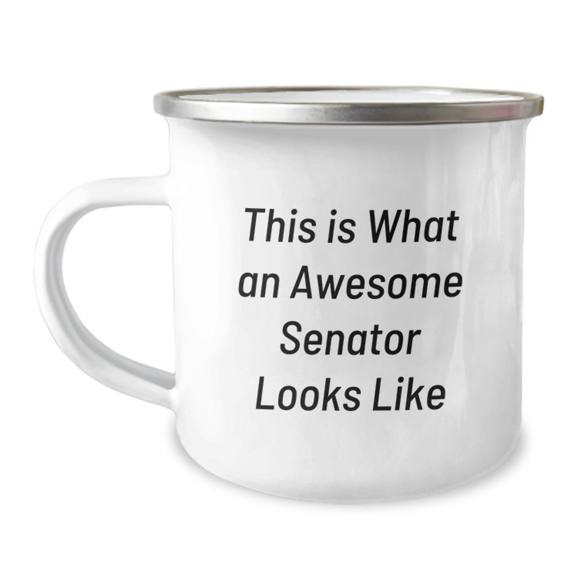 Funny Senator Gifts from Friends, Birthday Unique Gifts for Senator, Cute Camping Mug This Is What An Awesome Senator Looks Like - Image 1