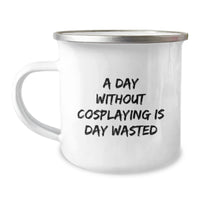 Load image into Gallery viewer, Cosplaying Gifts from Friends for Men - Funny Quote Camping Mug, Birthday Unique Gifts, Encouragement for Cosplayers - Image 1
