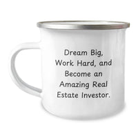 Load image into Gallery viewer, Funny Inspirational Gifts from Friends to Real Estate Investor Amazing Camping Mug for Christmas Unique Presents for Men and Women - Image 1
