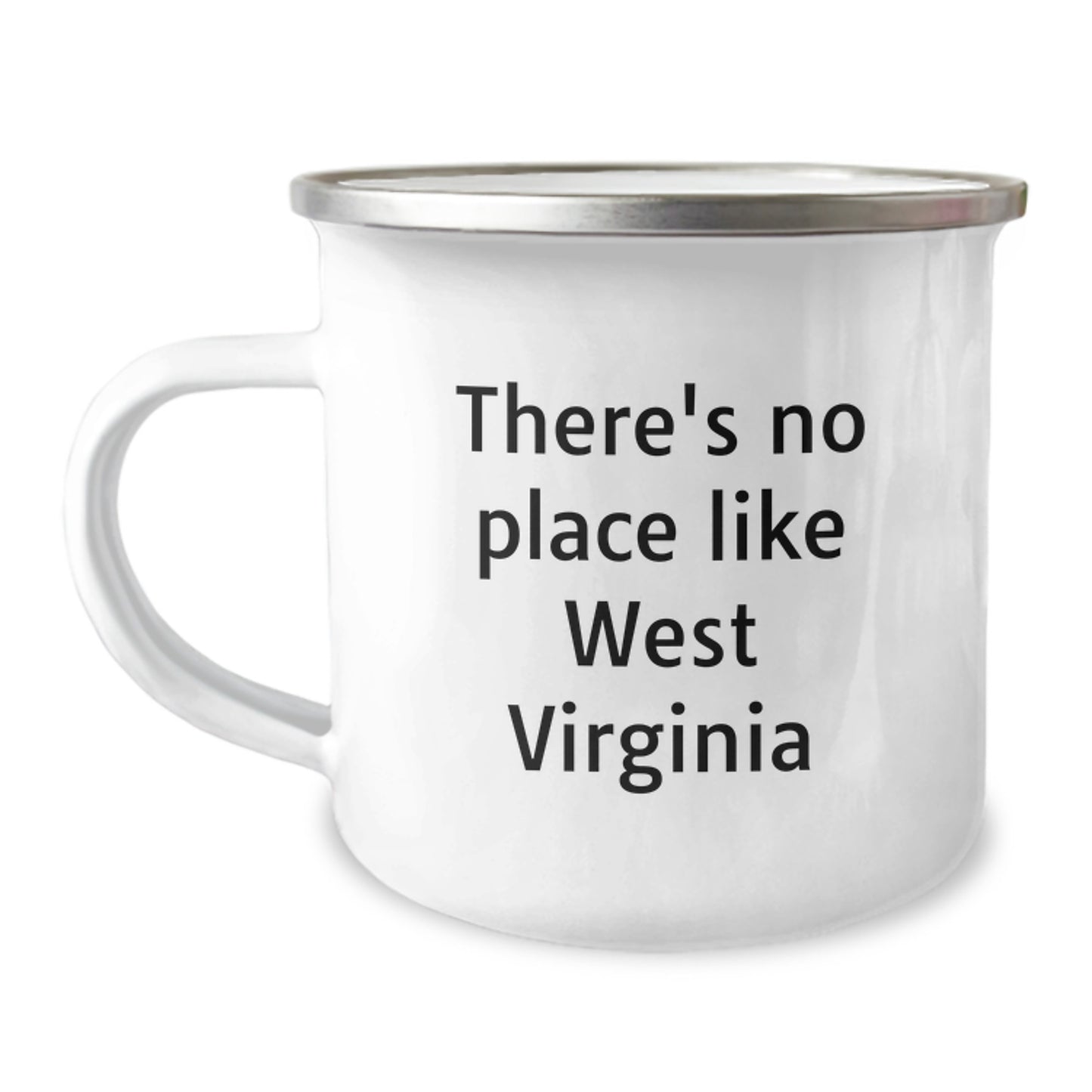 Gifts from West Virginia Lovers, West Virginia Camping Mugs, Funny 'There's No Place Like West Virginia' Valentine's Unique Gifts - Image 1