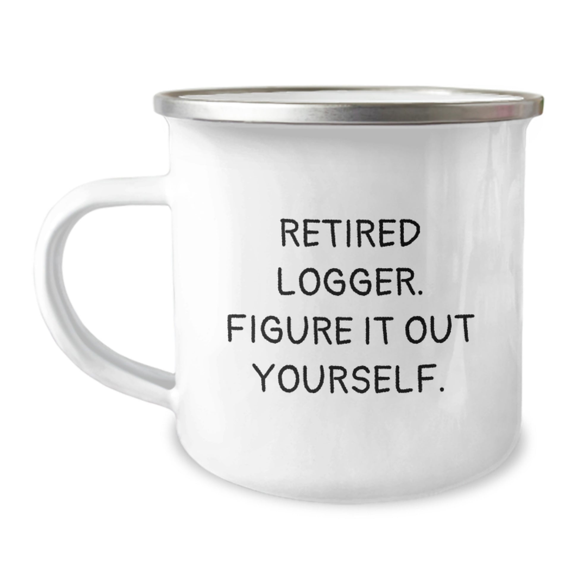 Funny Logger Gifts for Men - Inspirational Quote Camping Mug for Logger Graduation Unique Gifts from Family - Image 1