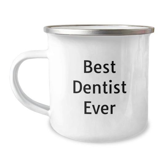Dentist Camping Mug Keepsake for Him Best Dentist Ever Birthday Gift - Image 1