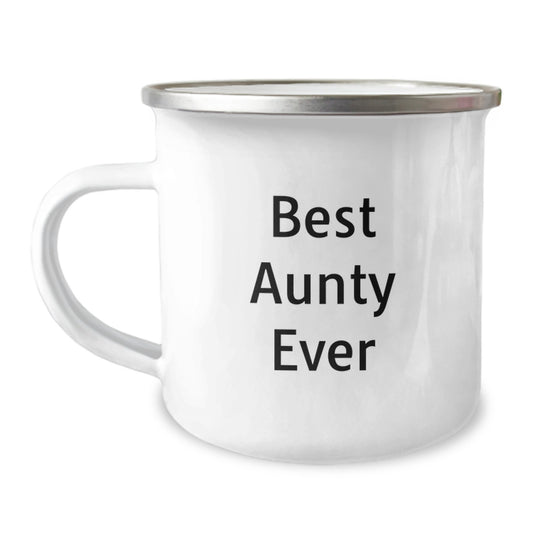 Aunty Keepsake Camping Mug for Him Birthday Gift Best Aunty Ever Premium - Image 1